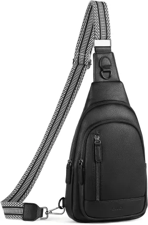 CLUCI Crossbody Bags for Women - Sling Backpack Travel Bag in Leather