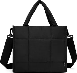 CLUCI Puffer Tote Bag for Women, Quilted Puffy Handbag, Lightweight Travel Crossbody Bag, Shoulder Purses for Shop Work Gym