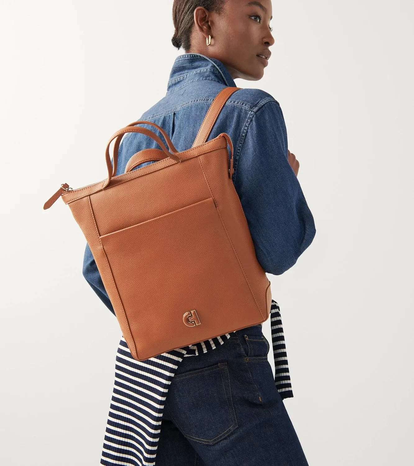 Cole Haan Grand Ambition Convertible Backpack, New British Tan