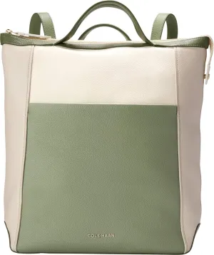 Cole Haan Grand Ambition Convertible Luxe Backpack, Olivine/Ancient Scroll/Oil Green/Olive Night