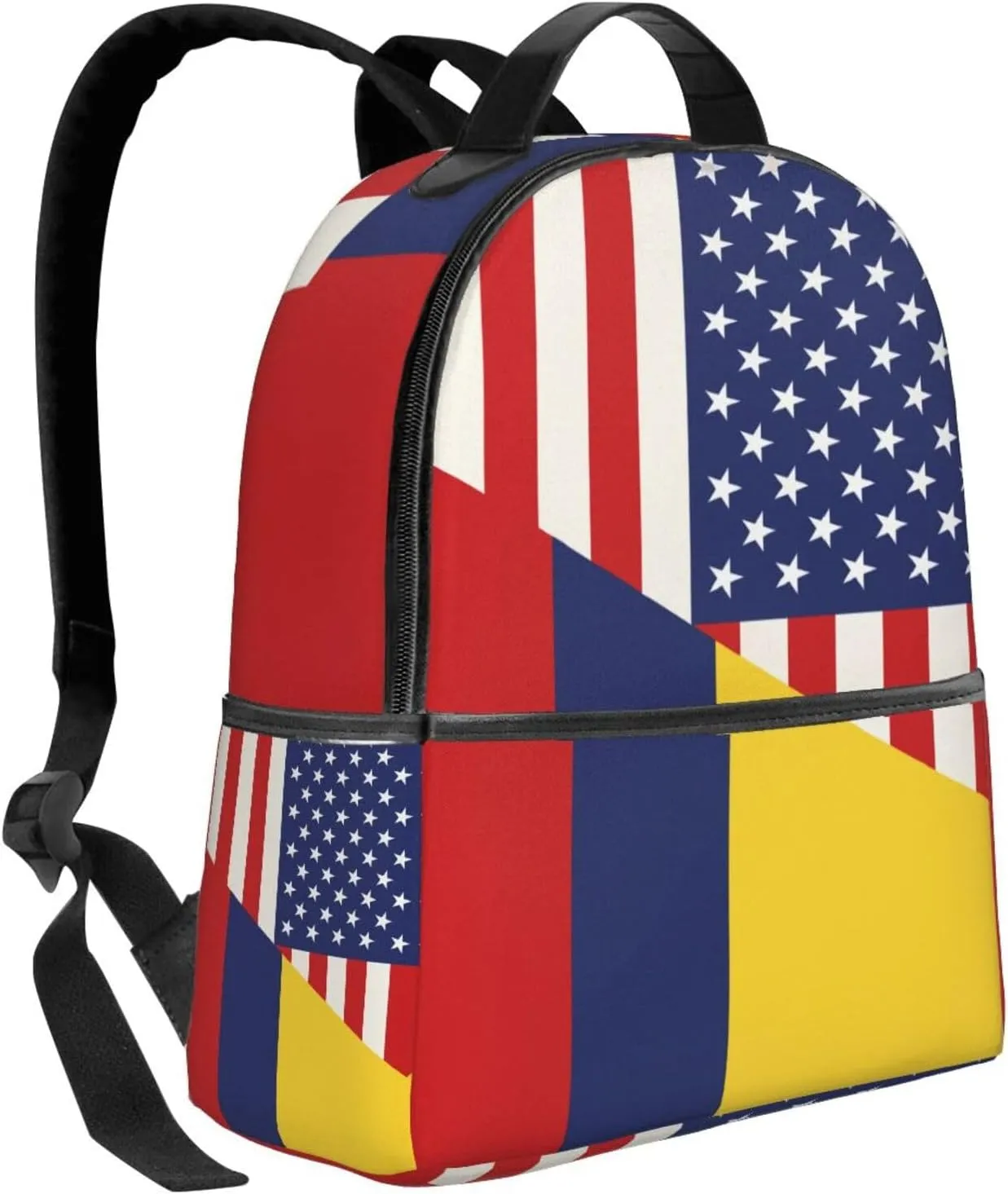 Colombian Colombia American Flag Casual Backpacks Laptop Backpack Carry-on Daypack Sports Travel Rucksack Lightweight Working Bag for Outdoor Hiking Cycling Walking