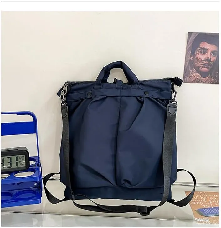 Convertible Backpack Tote Bag for Men and Women Vintage Travel Shoulder Crossbody Bag Large Capacity Commuter Handbag