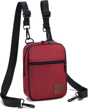 Convertible Crossbody Bag for Men/Women,Adjustable Waist/Shoulder/Backpack with 2/3 Strap,Everyday Essentials Carrier