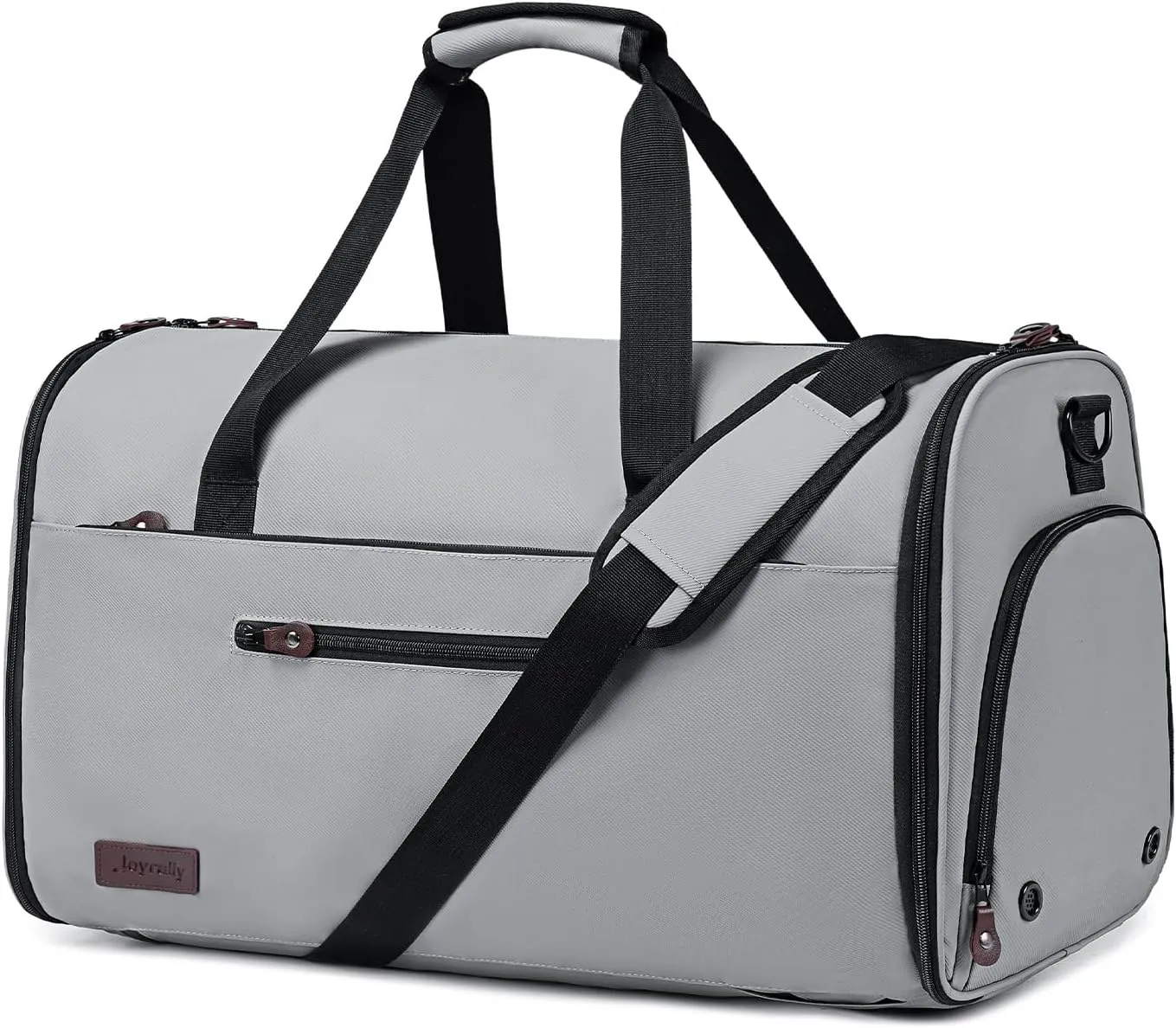 Convertible Garment Bags for Travel, 2 in 1 Garment Duffle Bag for Men Women, Waterproof Carry on Garment Bag with Shoe Compartment and Shoulder Strap, Foldable Travel Suit Bag for Hanging Clothes