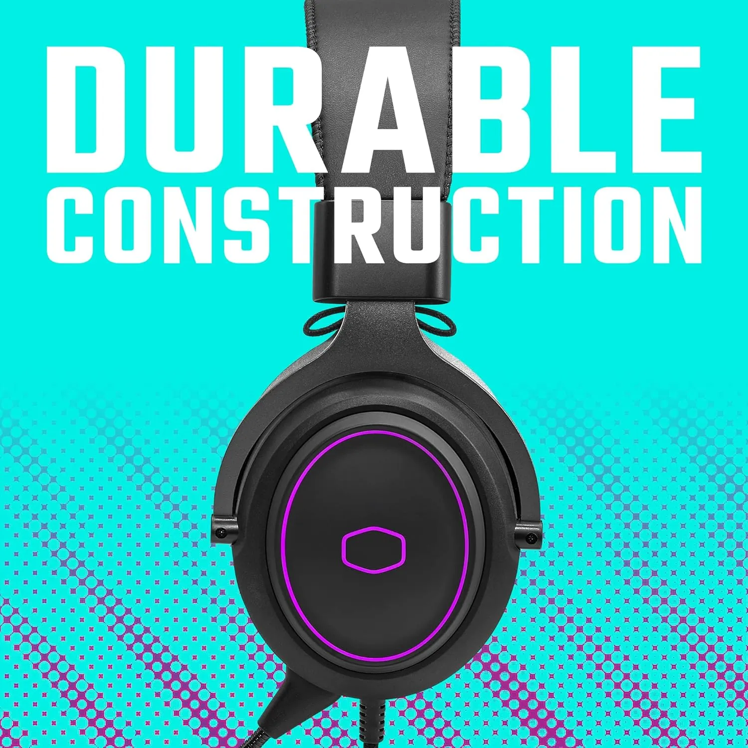 Cooler Master CH331 Gaming Headset Virtual 7.1 Surround Sound, Omnidirectional Mic, Durable Aluminum Frame, RGB Illumination, Detachable Omni-Directional Boom Mic, USB Connectivity (CH-331)