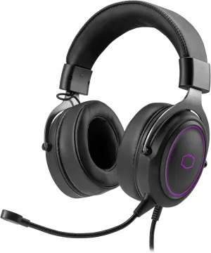 Cooler Master CH331 Gaming Headset Virtual 7.1 Surround Sound, Omnidirectional Mic, Durable Aluminum Frame, RGB Illumination, Detachable Omni-Directional Boom Mic, USB Connectivity (CH-331)