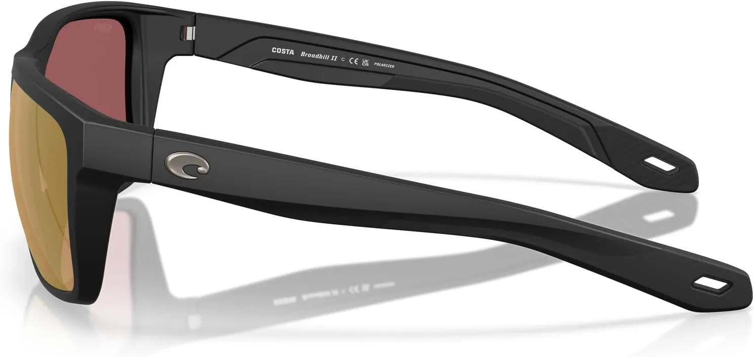 Costa Del Mar Men's Broadbill Ii Rectangular Sunglasses