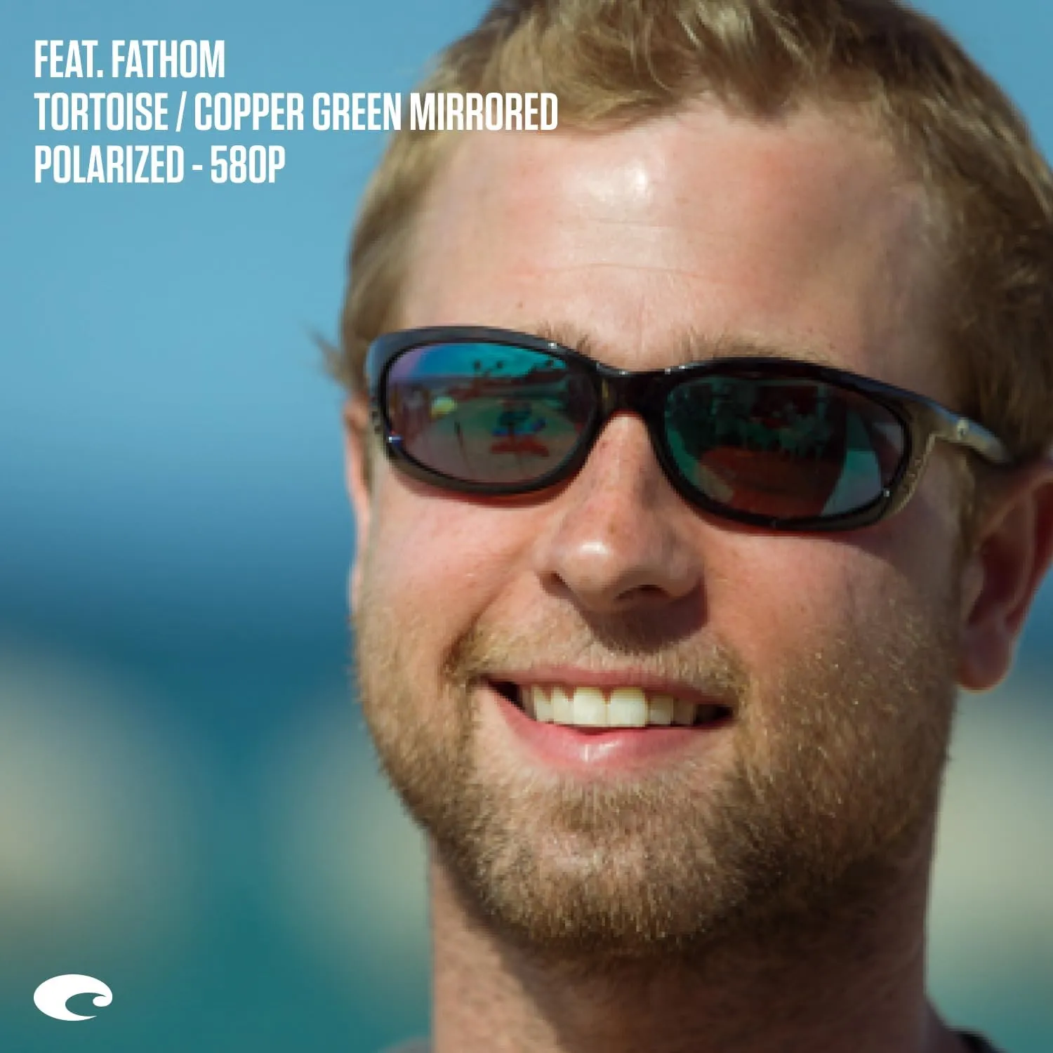 Costa Del Mar Men's Fathom Oval Sunglasses