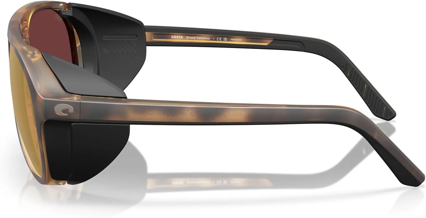 Costa Del Mar Men's Grand Catalina Rectangular Sunglasses