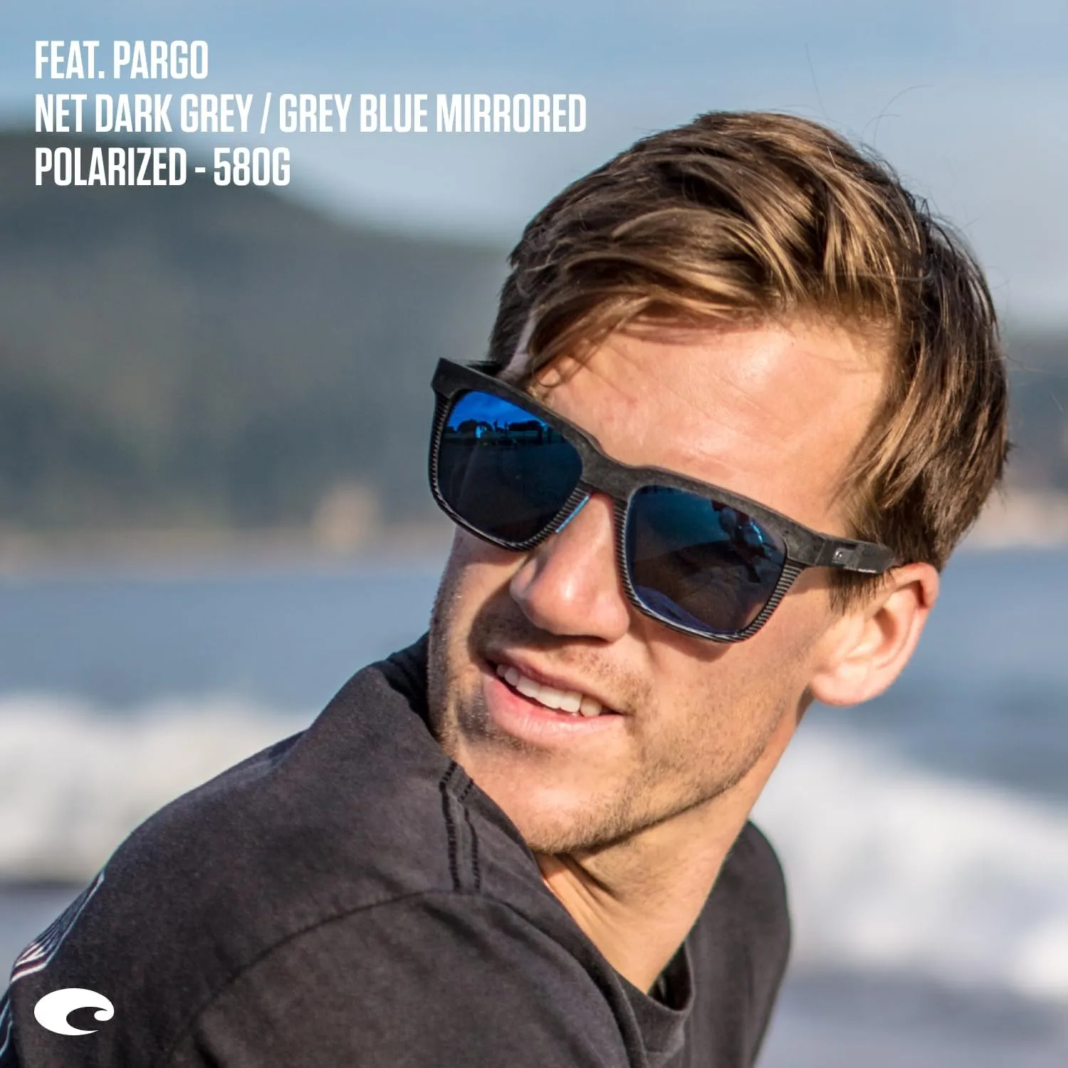 Costa Del Mar Men's Pargo Aviator Sunglasses