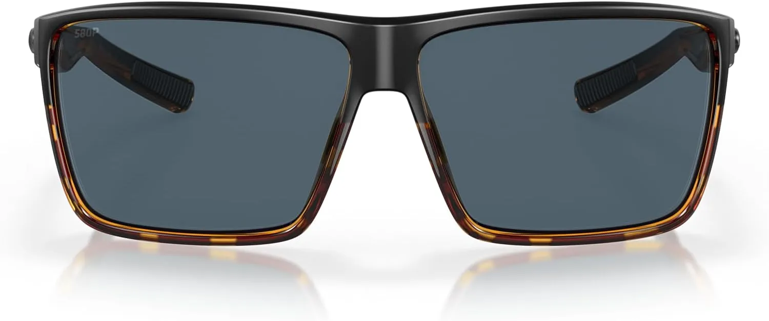 Costa Del Mar Men's Rincon Fishing and Watersports Rectangular Sunglasses