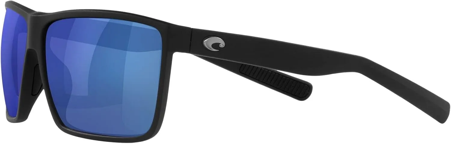 Costa Del Mar Men's Rincon Fishing and Watersports Rectangular Sunglasses