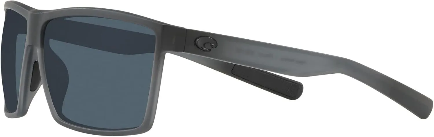 Costa Del Mar Men's Rincon Fishing and Watersports Rectangular Sunglasses