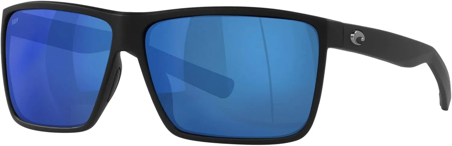 Costa Del Mar Men's Rincon Fishing and Watersports Rectangular Sunglasses