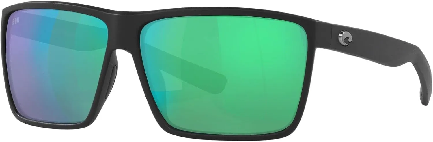 Costa Del Mar Men's Rincon Fishing and Watersports Rectangular Sunglasses