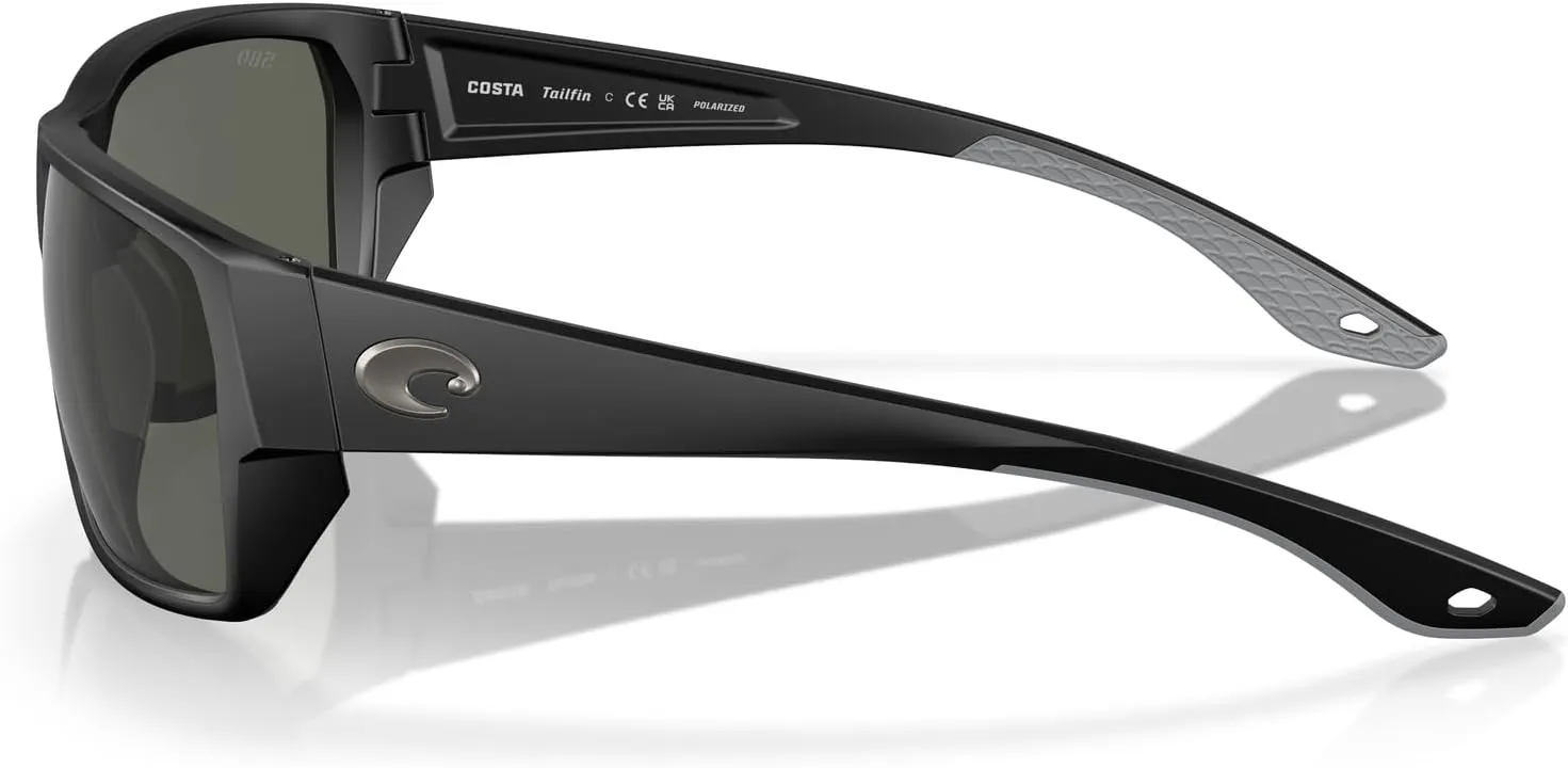 Costa Del Mar Men's Tailfin Rectangular Sunglasses