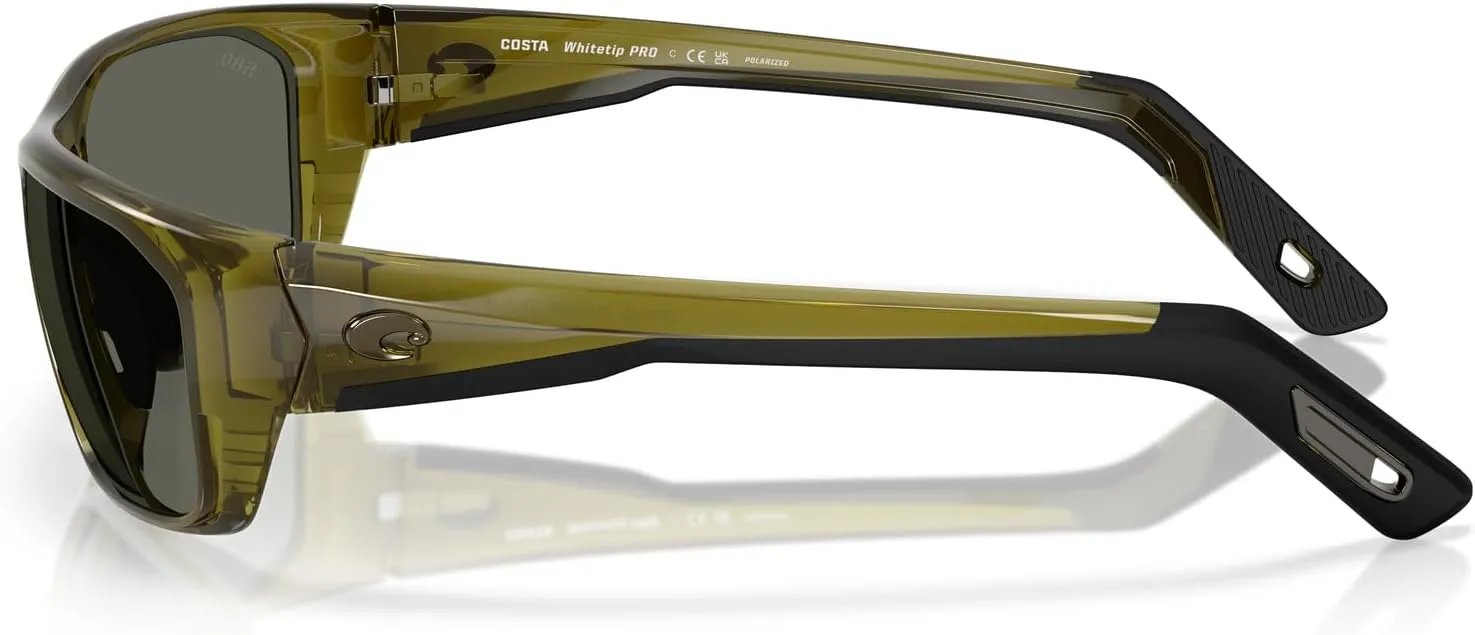 Costa Del Mar Men's Whitetip Pro Rectangular Sunglasses
