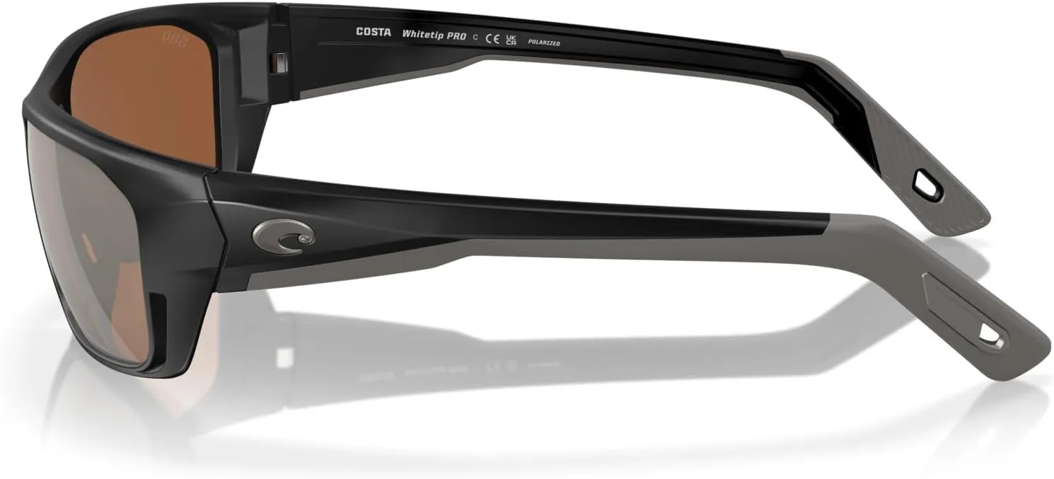 Costa Del Mar Men's Whitetip Pro Rectangular Sunglasses