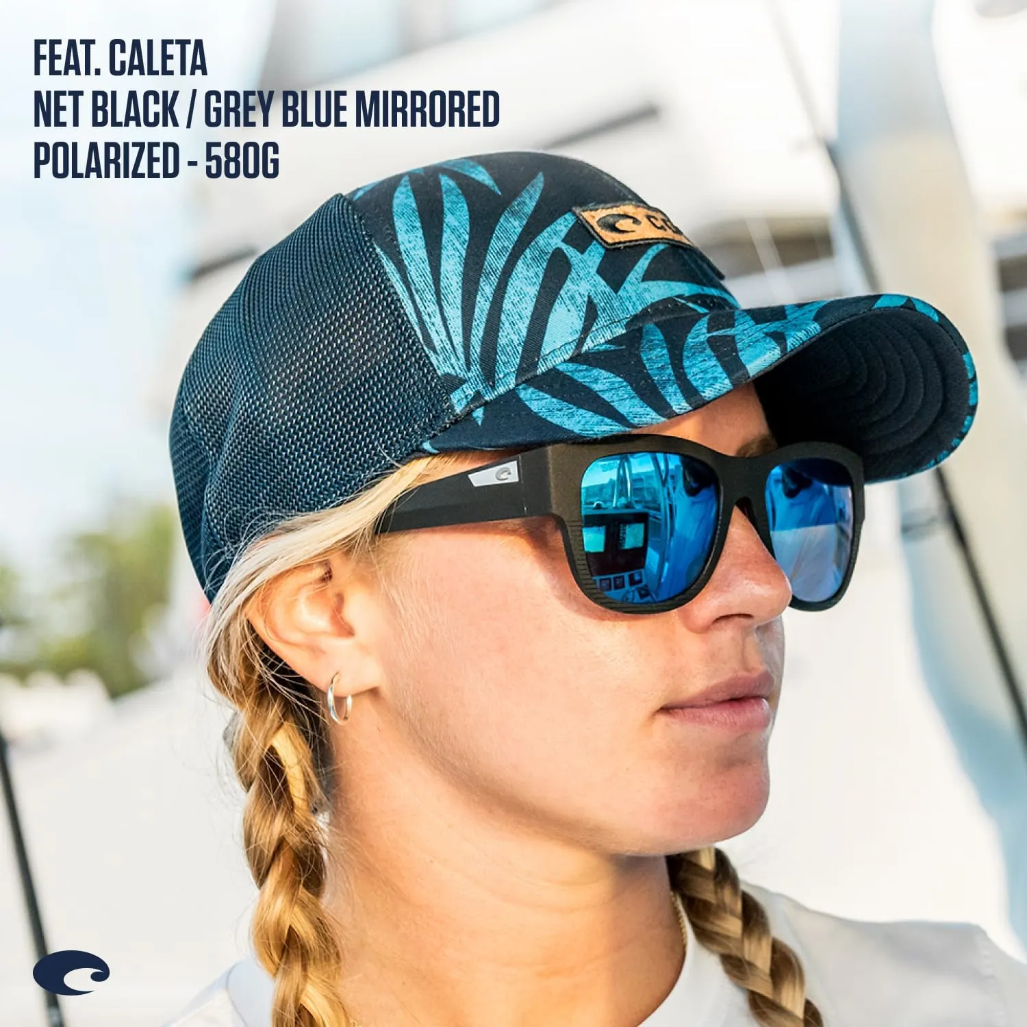 Costa Del Mar Women's Caleta Aviator Sunglasses