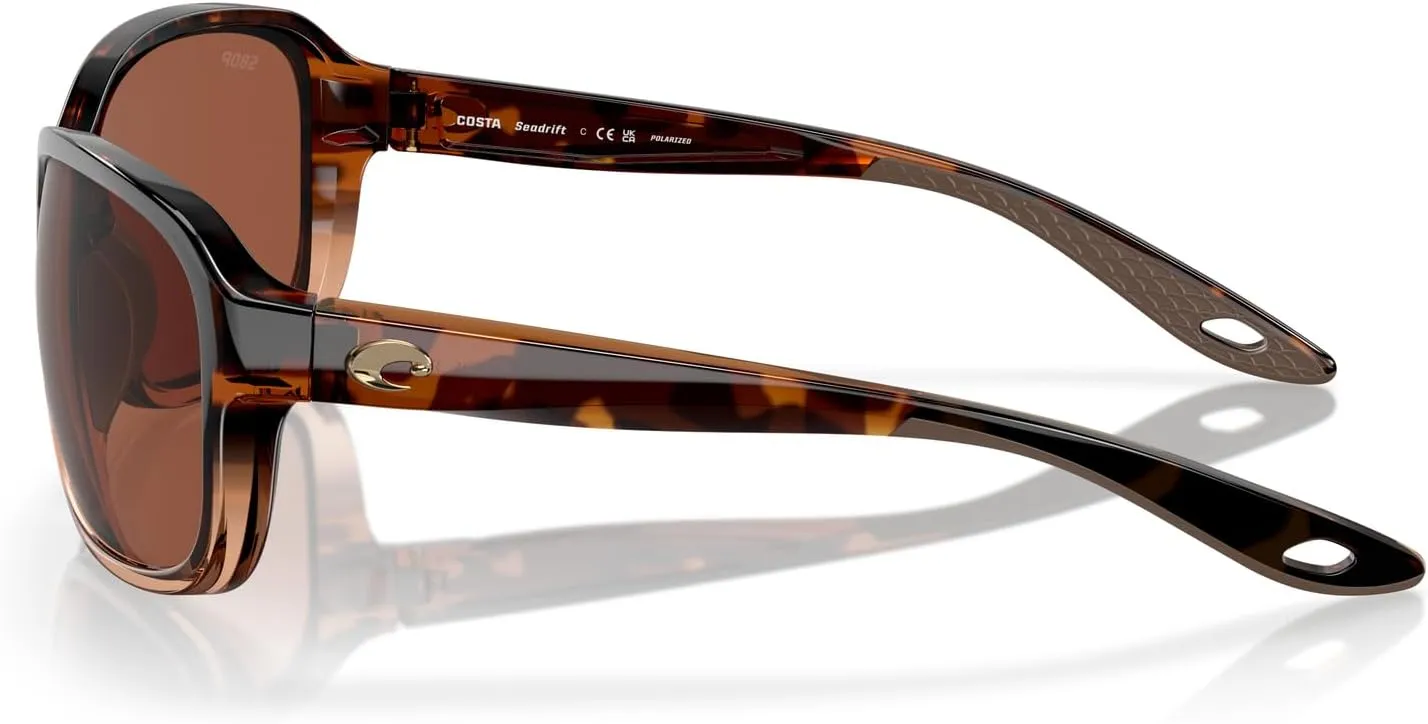 Costa Del Mar Women's Seadrift Rectangular Sunglasses