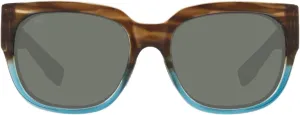 Costa Del Mar Women's Waterwoman Rectangular Sunglasses