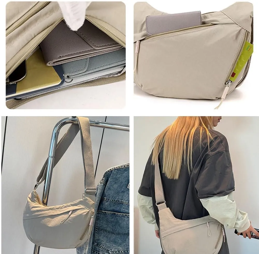 Crescent Crossbody Bags for Women,Women's Armpit Bags, Cross-Body Bags and Dumpling Bags