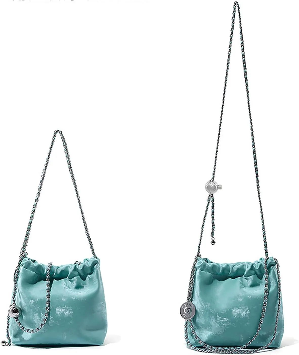 Crossbody Bag For Women Leather Chain Shoulder Purses Hobo Handbag With Adjustable Strap