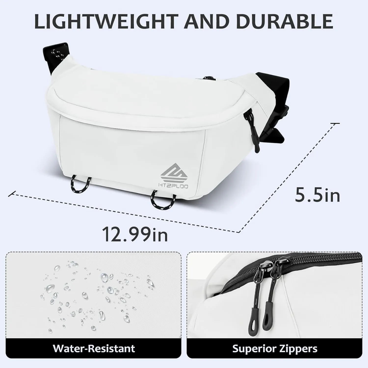 Crossbody Bag for Women Men, Sling Bag for Travel Hiking Walking Cycling