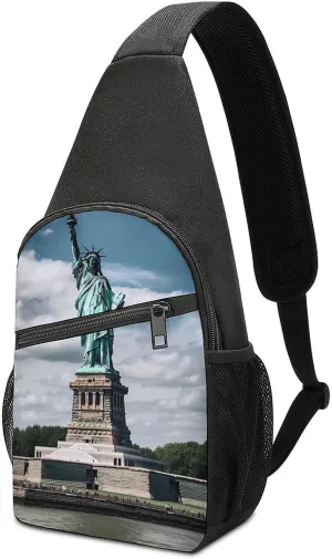 Crossbody Bag for Women Men Sling Bag Wild Elk Chest Bag Crossbody Adjustable Shoulder Bag