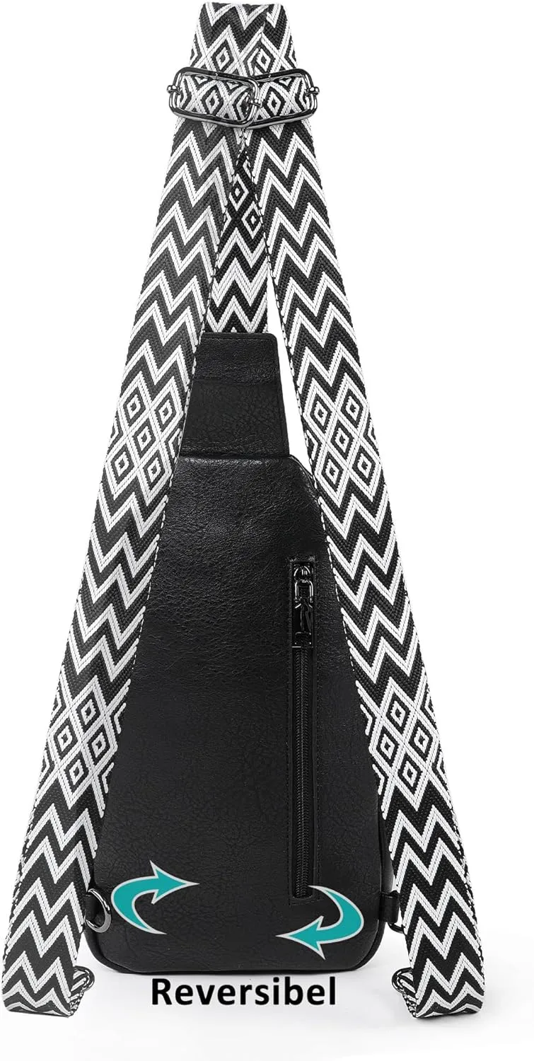 Crossbody Bags for Women, Fashion Small Sling Bag Travel Fanny Packs with Adjustable Shoulder Strap