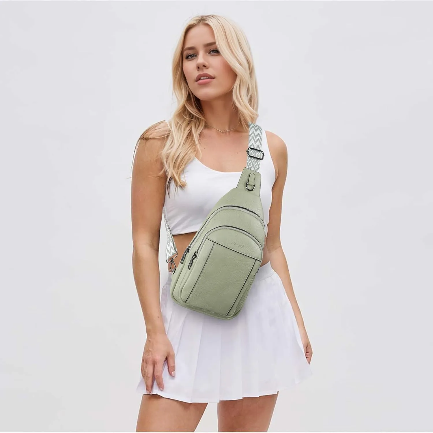 Crossbody Bags for Women, Fashion Small Sling Bag Travel Fanny Packs with Adjustable Shoulder Strap