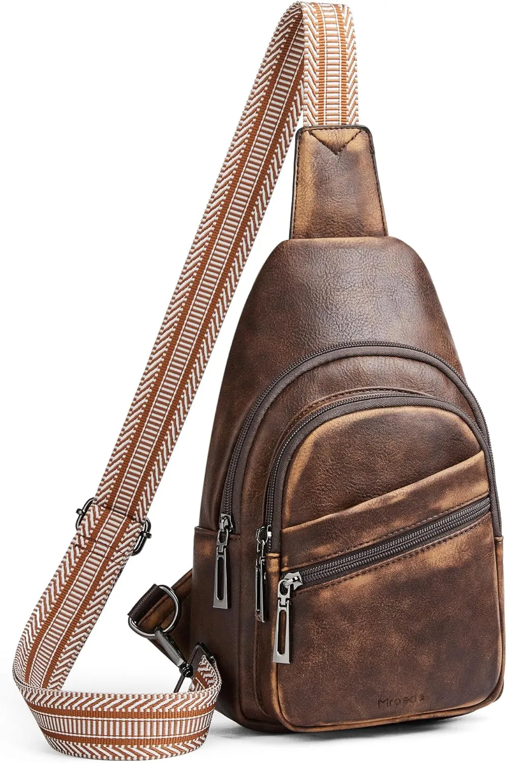 Crossbody Bags for Women Men Sling Bag 5 Pockets Fanny Pack Sling Backpack Chest Daypack Travel Purse Anti Theft
