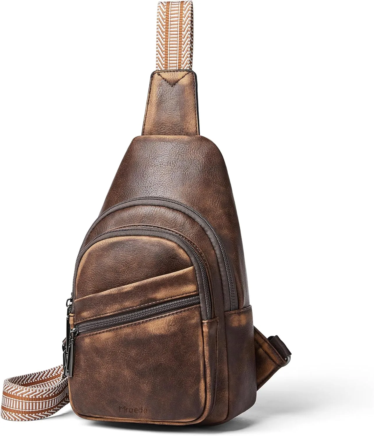 Crossbody Bags for Women Men Sling Bag 5 Pockets Fanny Pack Sling Backpack Chest Daypack Travel Purse Anti Theft