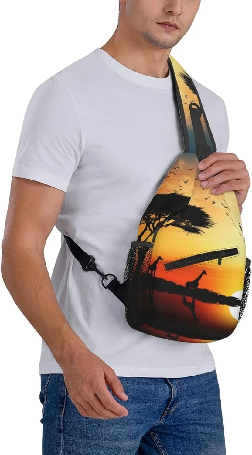 Crossbody Bags for Women Men Trendy Sling Bag Casual Chest Bag Grand canal in Italy Shoulder Bag for Travel Sport