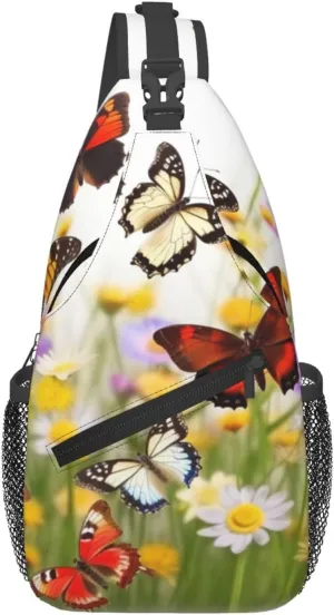 Crossbody Bags for Women Men Trendy Sling Bag Casual Chest Bag Halloween Night Sky Shoulder Bag for Travel Sport