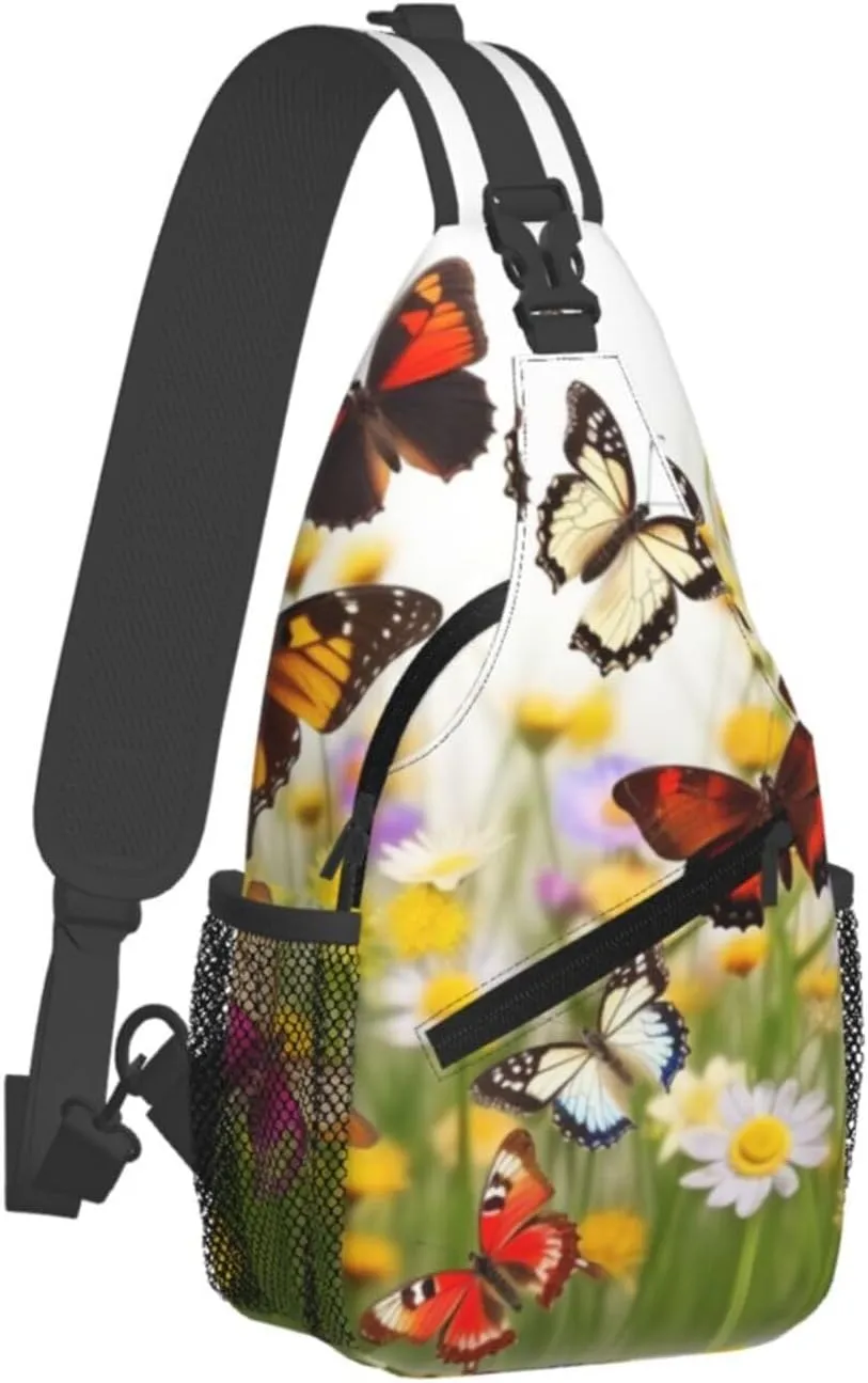 Crossbody Bags for Women Men Trendy Sling Bag Casual Chest Bag Halloween Night Sky Shoulder Bag for Travel Sport