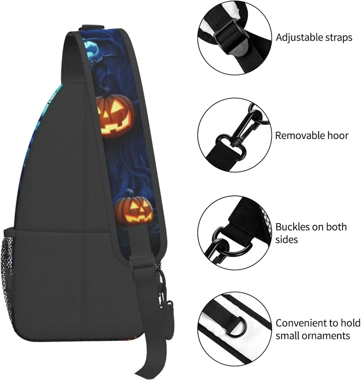 Crossbody Bags for Women Men Trendy Sling Bag Casual Chest Bag Heron Shoulder Bag for Travel Sport