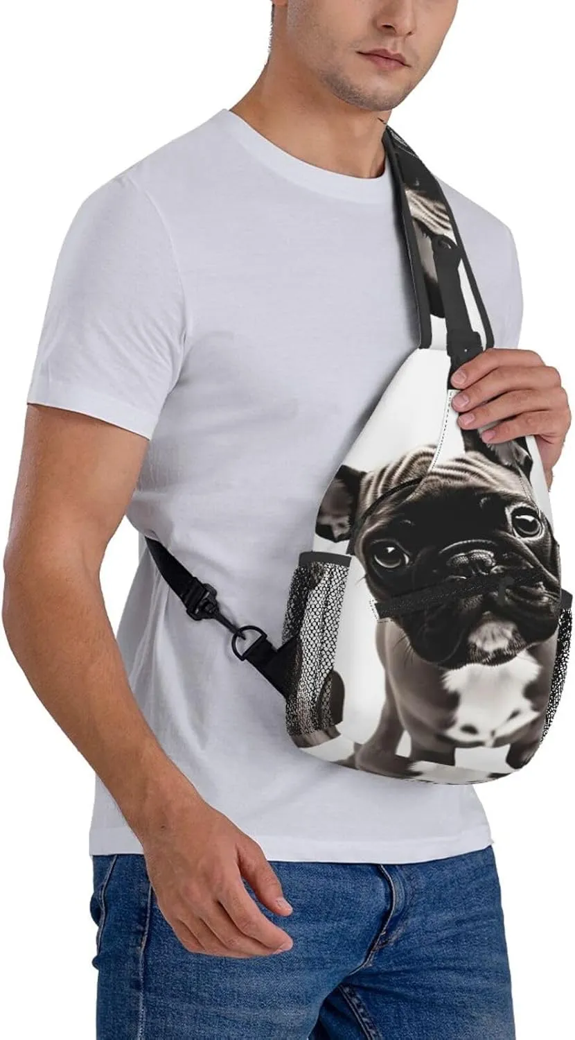 Crossbody Bags for Women Men Trendy Sling Bag Casual Chest Bag Japanese Crane Shoulder Bag for Travel Sport