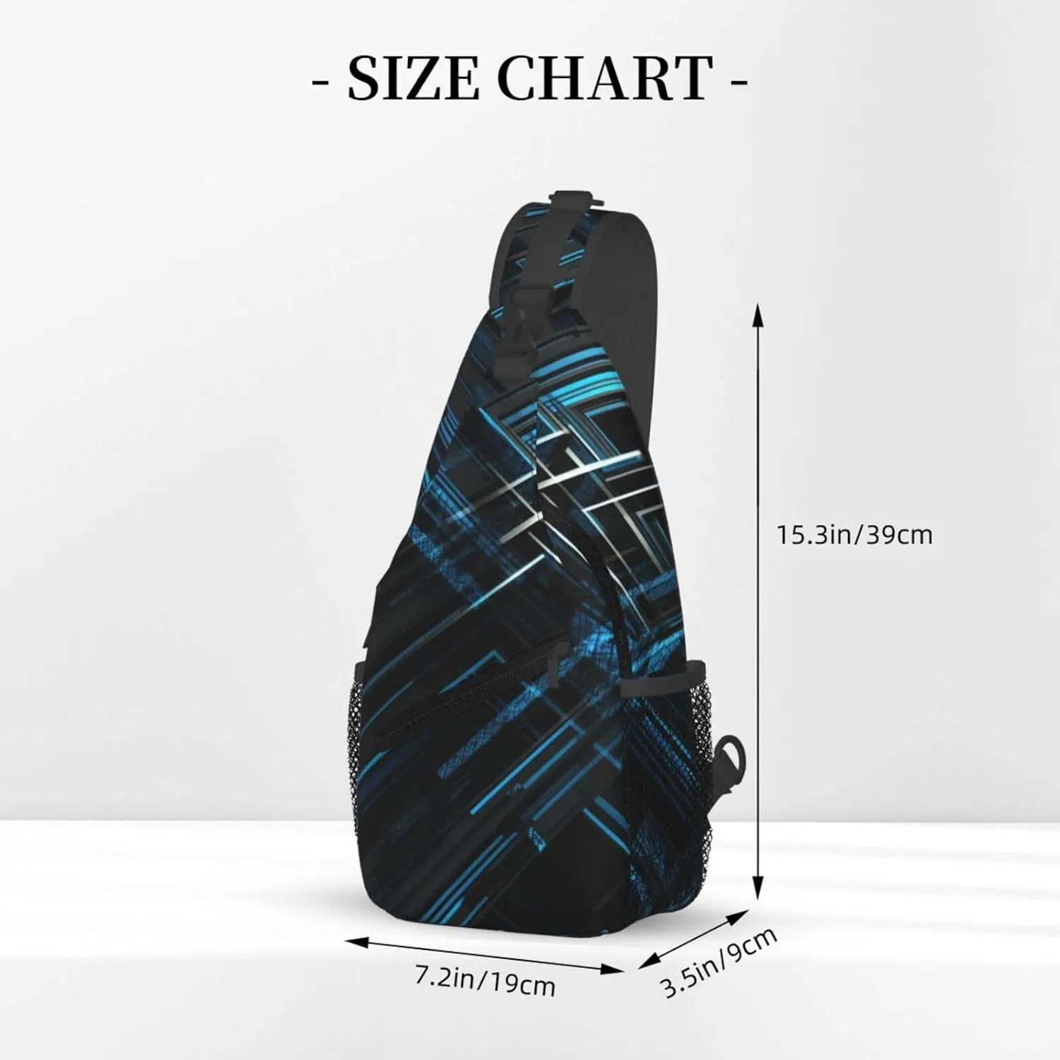 Crossbody Bags for Women Men Trendy Sling Bag Casual Chest Bag Polka Dot Sweater Dog Shoulder Bag for Travel Sport