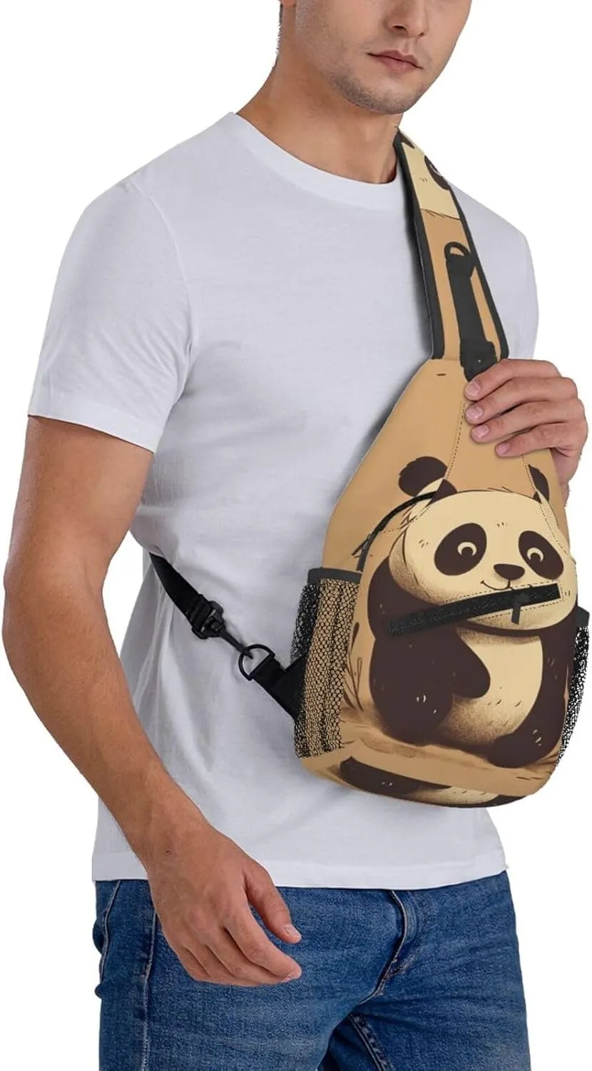 Crossbody Bags for Women Men Trendy Sling Bag Casual Chest Bag Yellow Pumpkin Pattern Shoulder Bag for Travel Sport