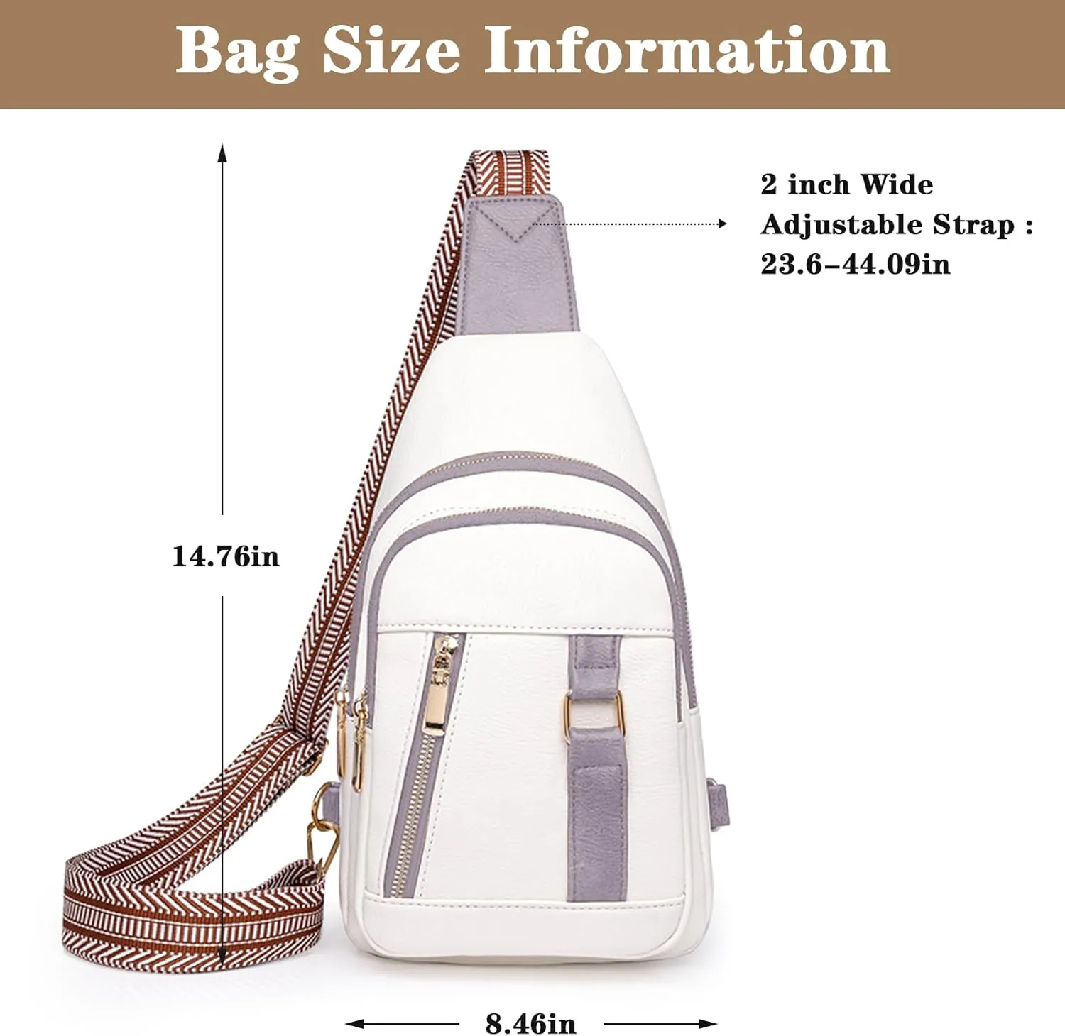Crossbody Bags for Women Mothers Day Gifts for Mom Her Wife Birthday Gifts Small Sling Bag Leather Fanny Packs for Travel