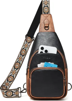 Crossbody Bags for Women Sling Bag Fanny Pack Casual Daypacks Small Backpack Chest Travel Purse Anti Theft