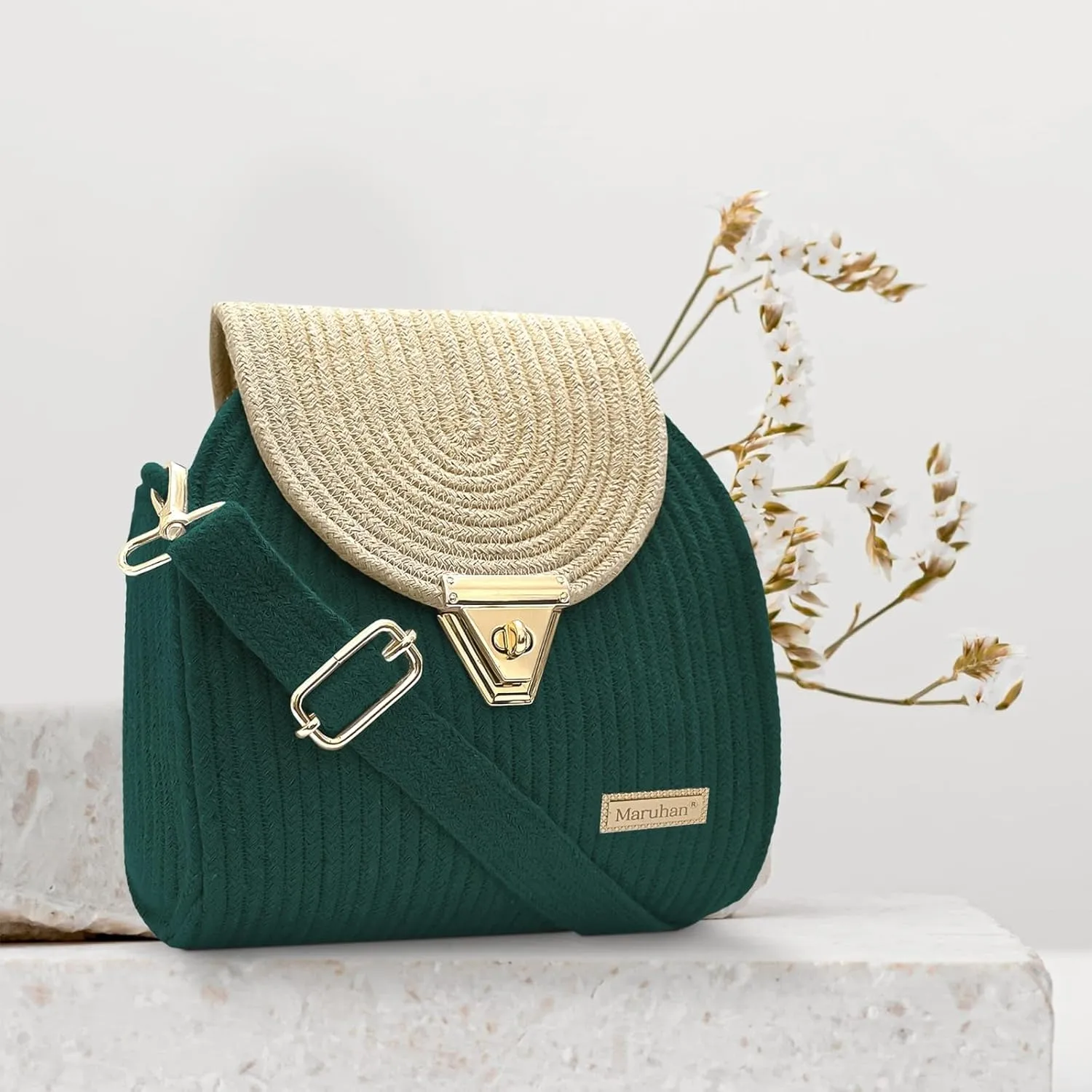 Crossbody Bags Quilted Sling Bag for Women Cross Body Purses Small Shoulder Handbags Sling bag with Adjustable Wide Strap