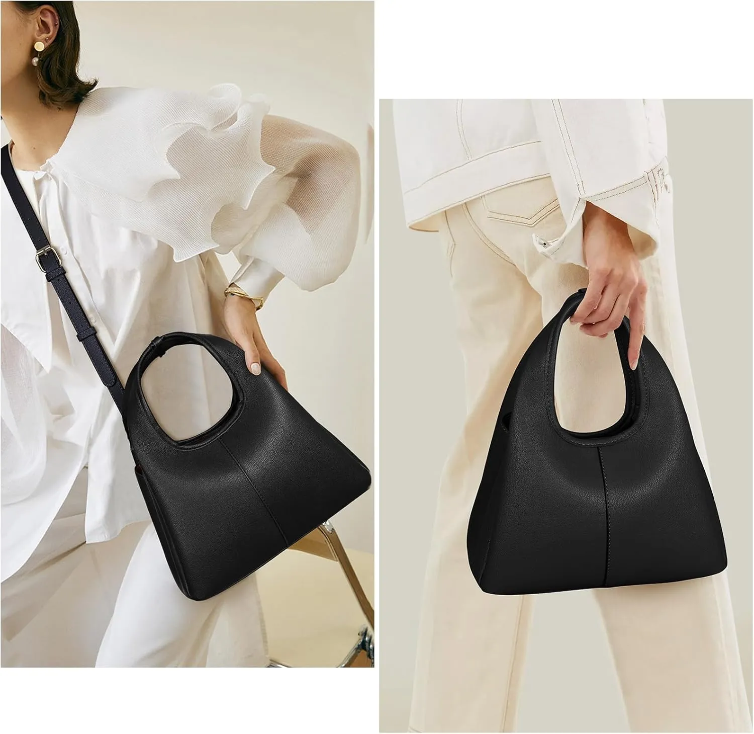 Crossbody Purse for Women Top Handle Satchel Shoulder Tote Bag Genuine Leather Handbag for Office or Everyday Use