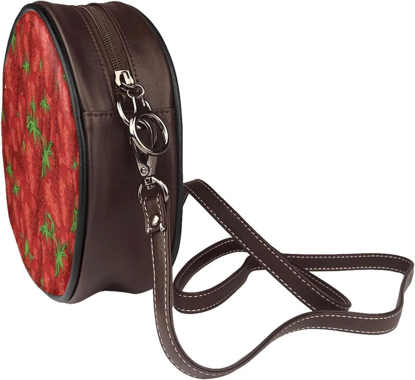 Crossbody Shoulder Bags for Women Small Round Satchel Handbags Purse