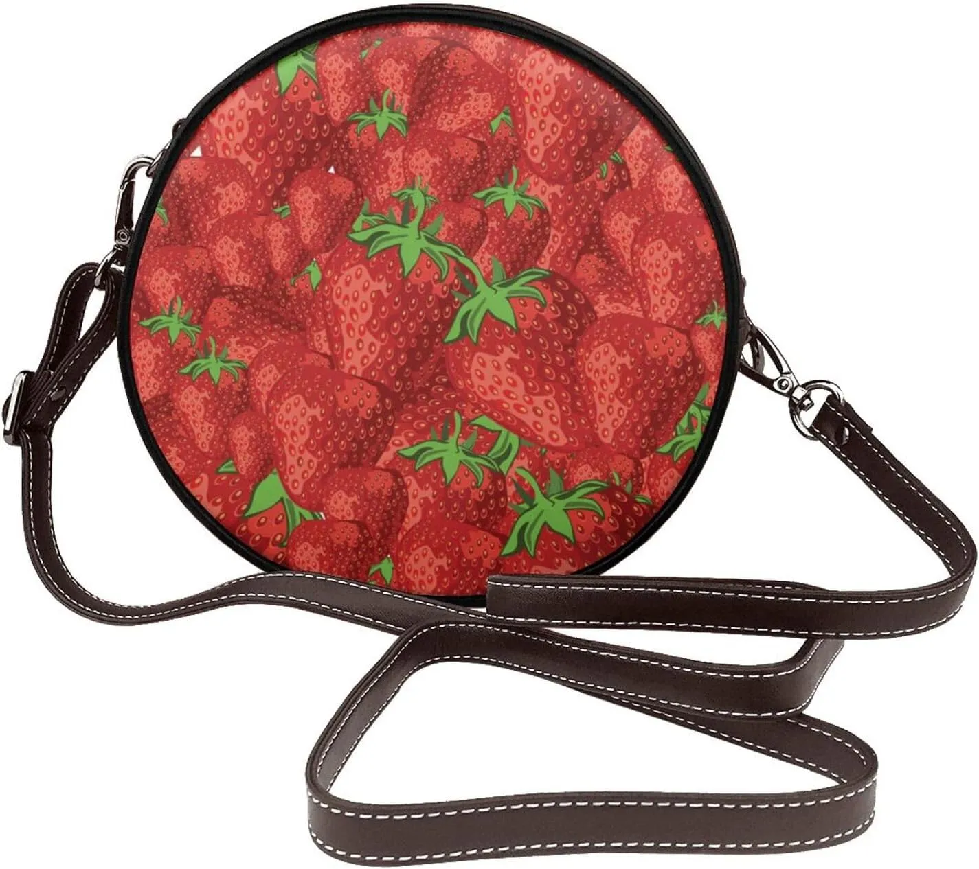 Crossbody Shoulder Bags for Women Small Round Satchel Handbags Purse