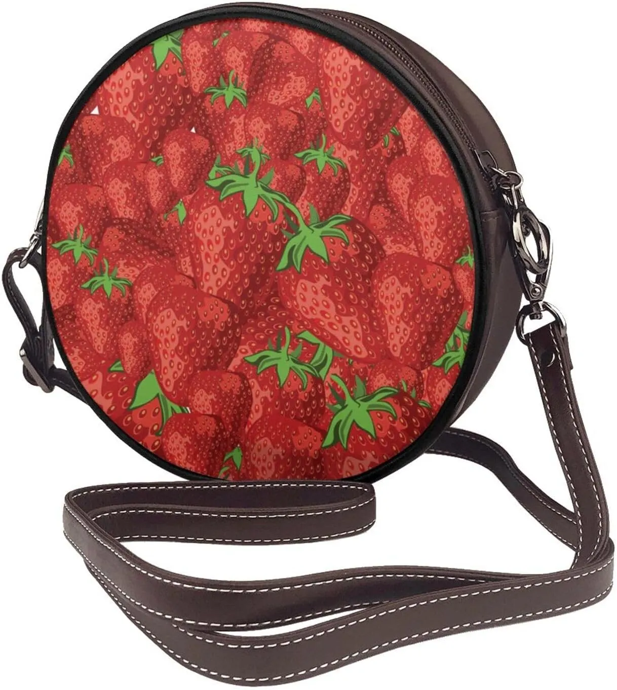 Crossbody Shoulder Bags for Women Small Round Satchel Handbags Purse