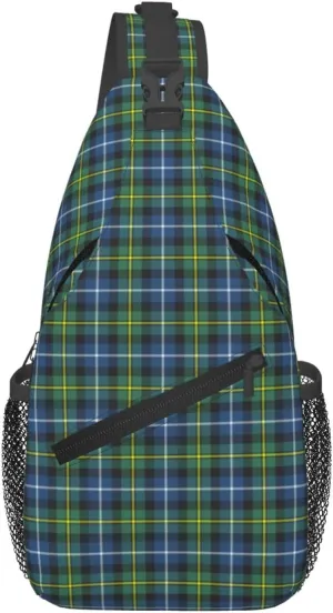 Crossbody Sling Backpack Clan MacNeil of Barra Ancient Tartan Shoulder Chest Bag Daypack for Traveling Sport