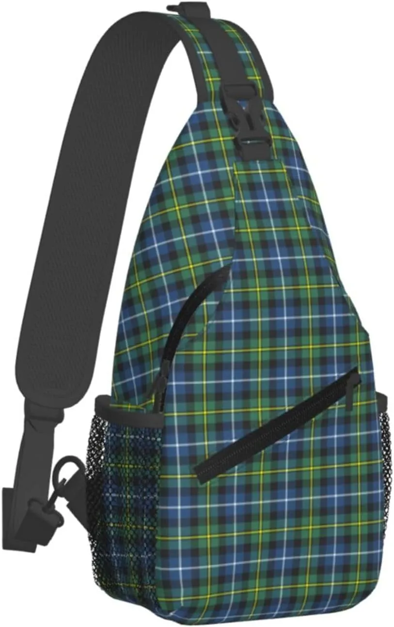 Crossbody Sling Backpack Clan MacNeil of Barra Ancient Tartan Shoulder Chest Bag Daypack for Traveling Sport