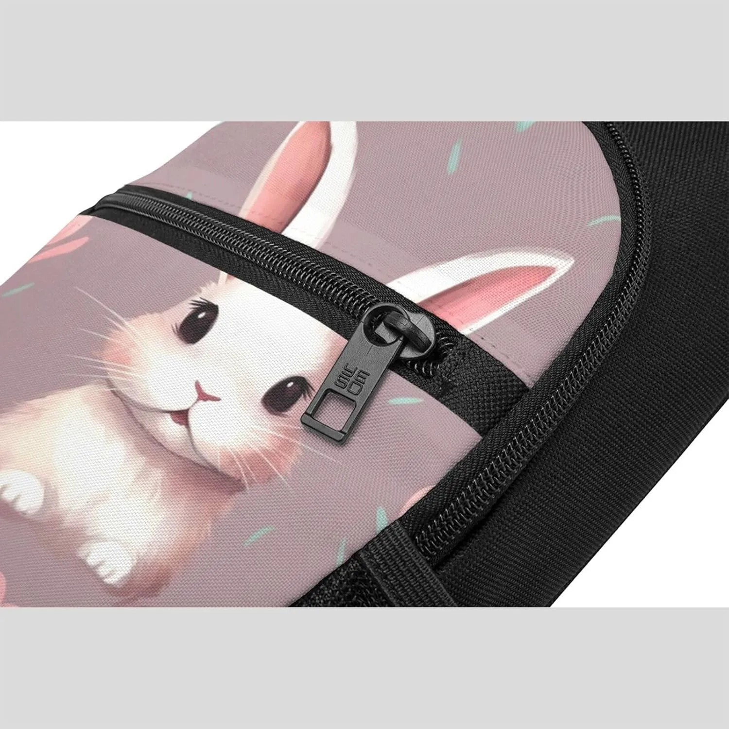 Crossbody Sling Backpack Sling Bag for Men Women Cross Chest Bag Shoulder Bag Bunny cute Travel Hiking Daypack